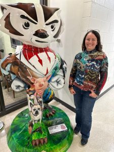 Suzana by the Vet School Bucky